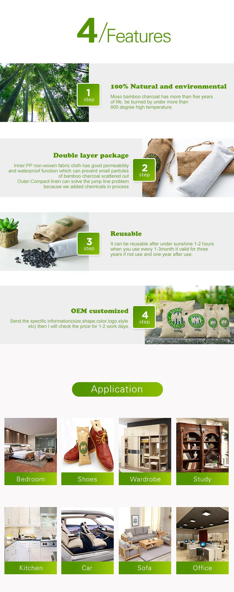 3. 200 г природного бамбукового вугілля для видалення запахів Bag.jpg 3. 200g Natural Bamboo Charcoal Remove Odors Bag.jpg