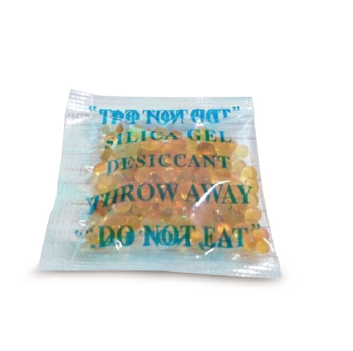 Orange silica gel desiccant