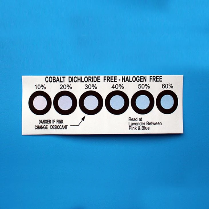 HIC Humidity Cards Chemical Reagents 1dot To 10dots