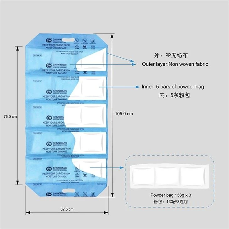 Desiccant Trays For Sea Container